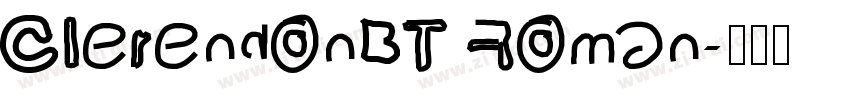 ClerendonBT Roman字体转换